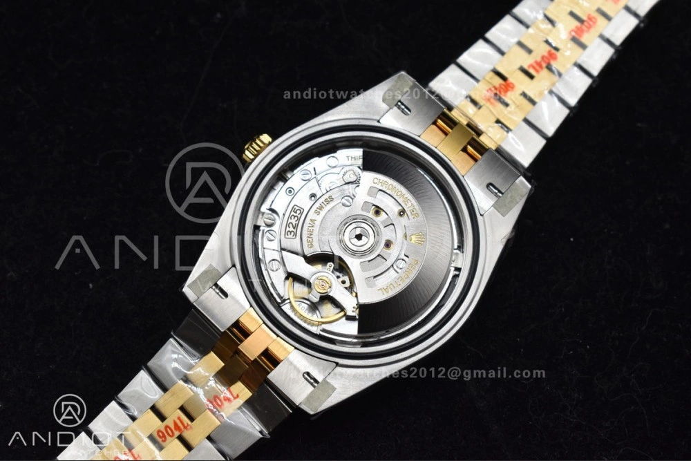 DateJust 41 126333 Clean 1:1 Best Edition 904L Steel Black Stick Dial on SS YG Jubilee Bracelet VR MoistureWicking 602