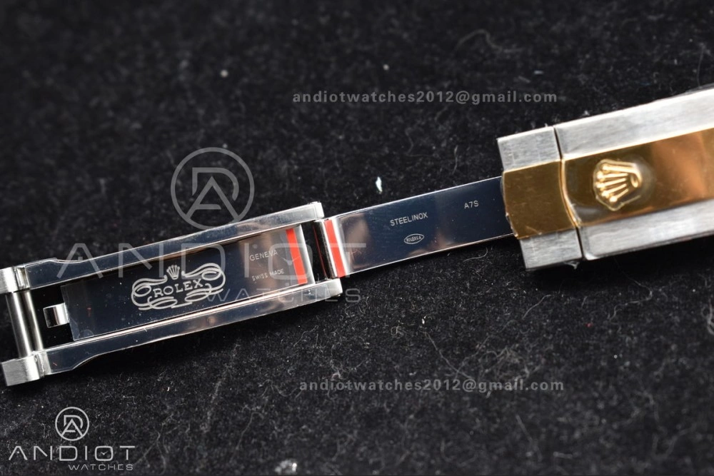 DateJust 41 126333 Clean 1:1 Best Edition 904L Steel Black Stick Dial on SS YG Oyster Bracelet VR NewStyle 605