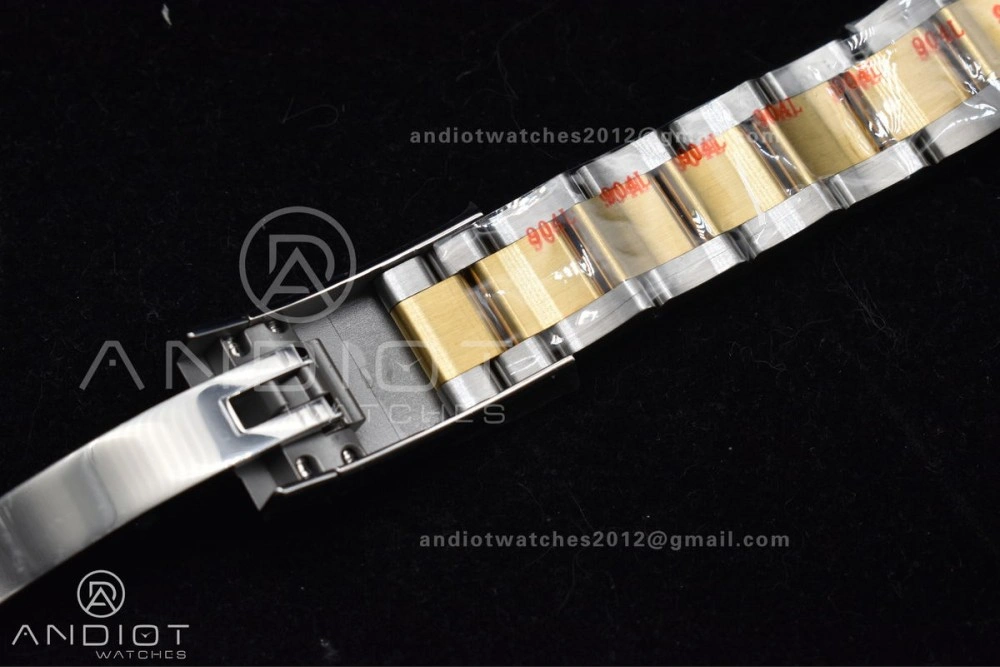 DateJust 41 126333 Clean 1:1 Best Edition 904L Steel Black Stick Dial on SS YG Oyster Bracelet VR NewStyle 605