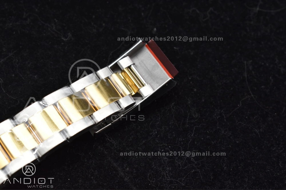 DateJust 41 126333 Clean 1:1 Best Edition 904L Steel Black Stick Dial on SS YG Oyster Bracelet VR NewStyle 605
