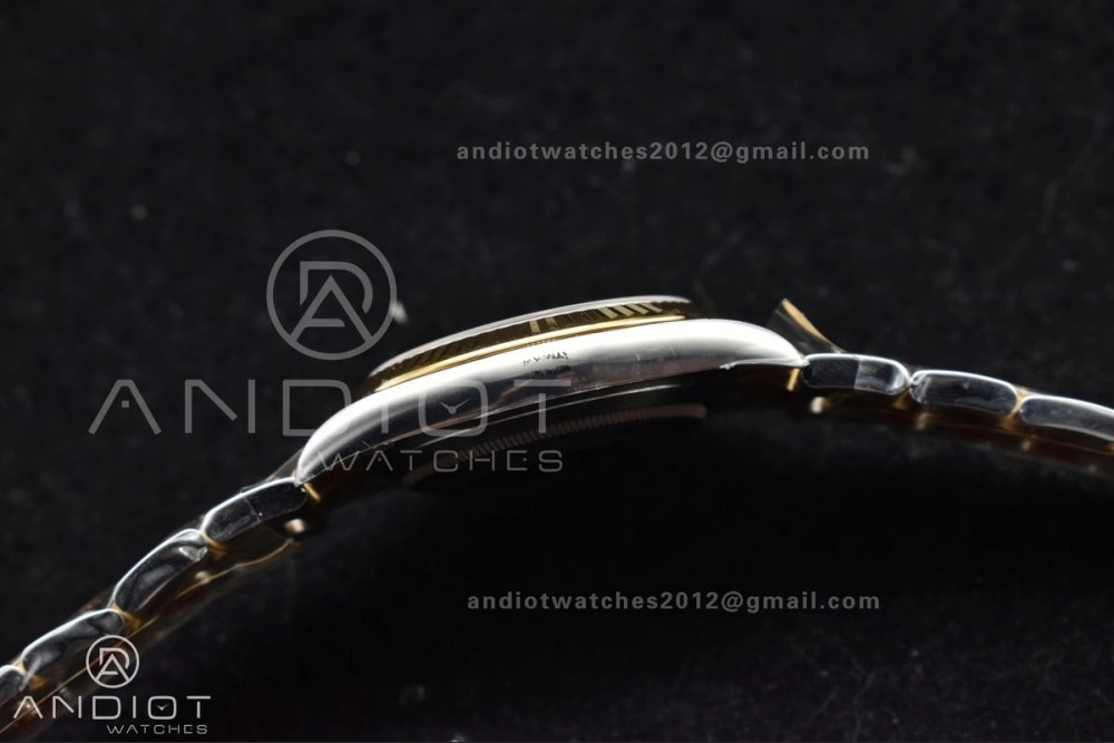 DateJust 41 126333 Clean 1:1 Best Edition 904L Steel Black Stick Dial on SS YG Oyster Bracelet VR NewStyle 605