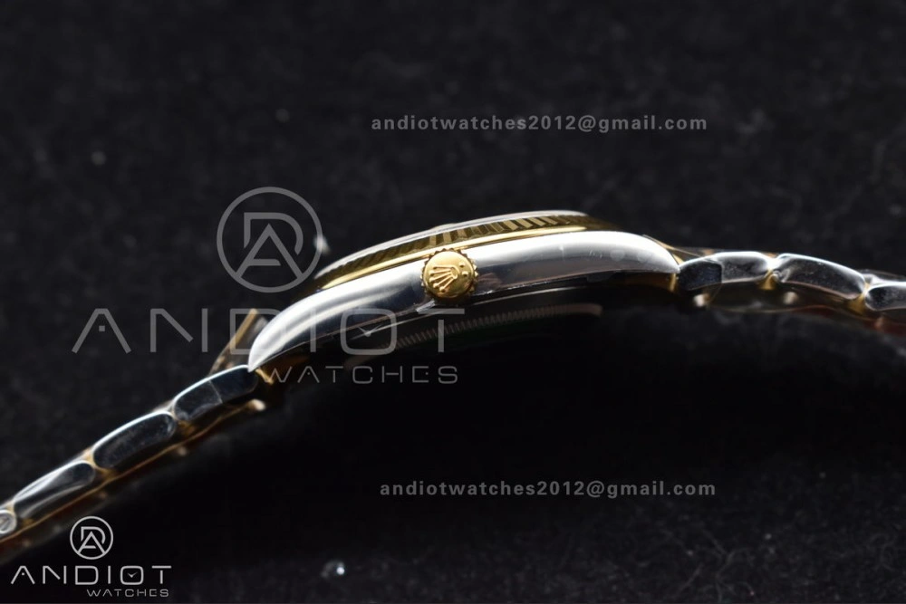 DateJust 41 126333 Clean 1:1 Best Edition 904L Steel Black Stick Dial on SS YG Oyster Bracelet VR NewStyle 605