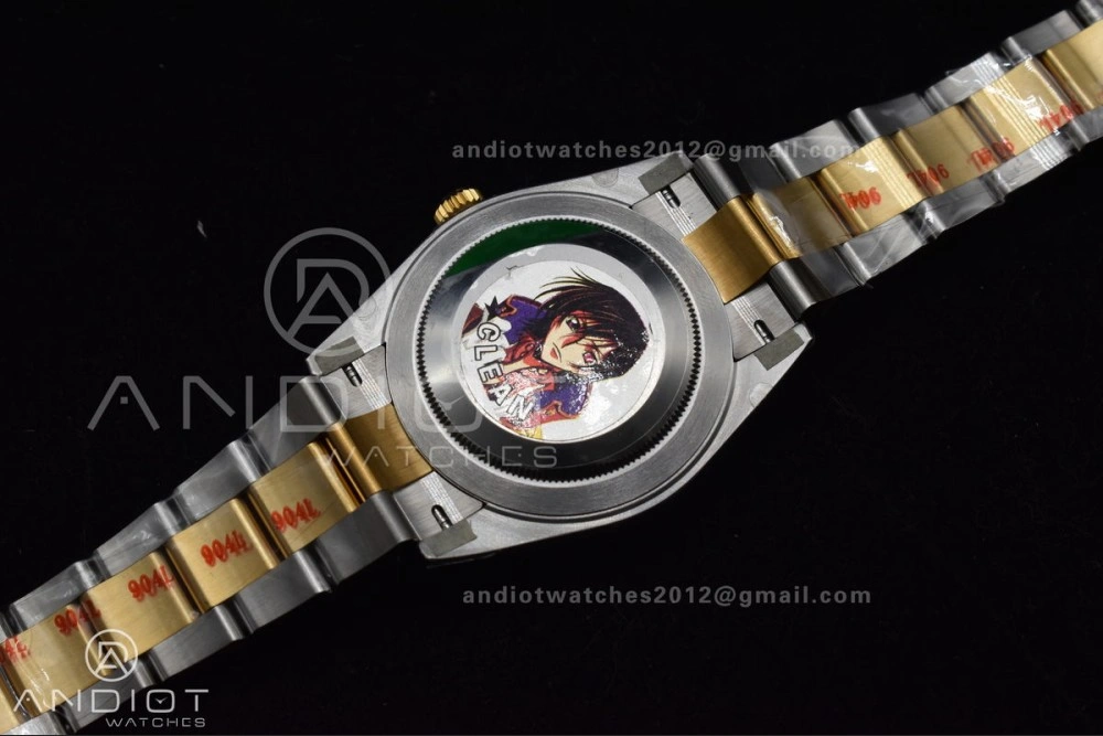 DateJust 41 126333 Clean 1:1 Best Edition 904L Steel Black Stick Dial on SS YG Oyster Bracelet VR NewStyle 605