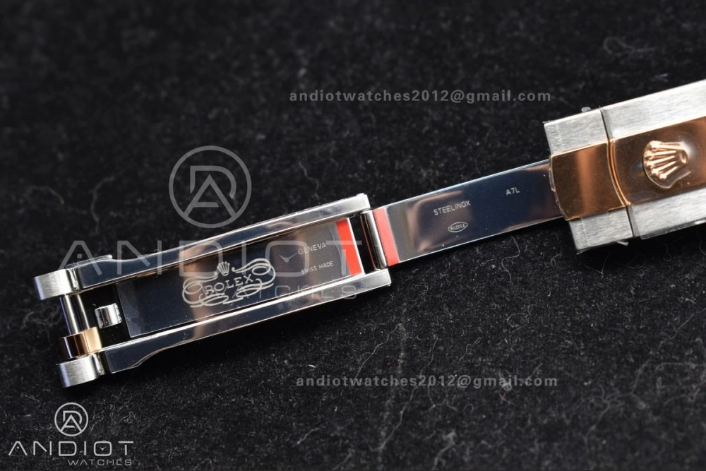 DateJust 41 126333 Clean 1:1 Best Edition 904L Steel Brown Stick Dial on SS RG Jubilee Bracelet VR Breathable 606