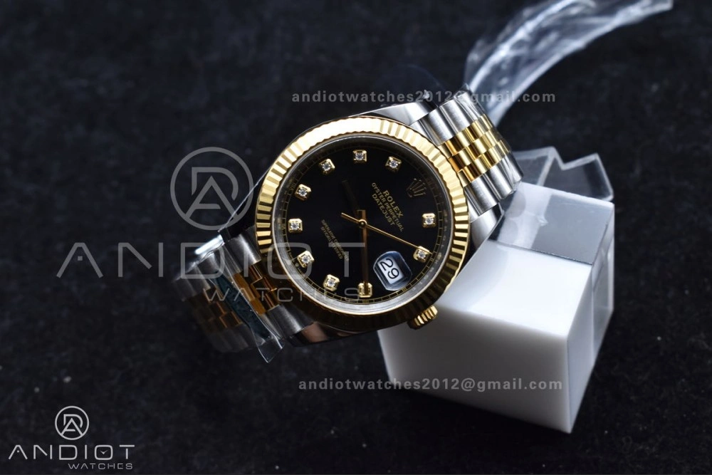 Chic DateJust 41 126333 Clean 1:1 Best Edition 904L Steel YG Diamonds Dial On SS YG Jubilee Bracelet VR 609