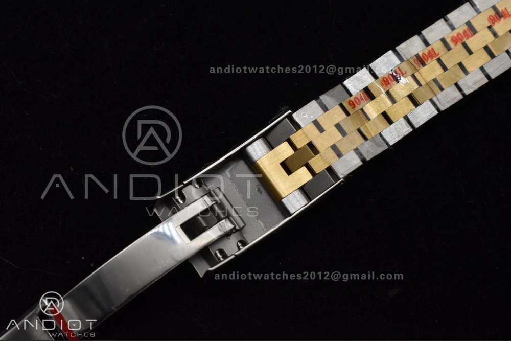 Chic DateJust 41 126333 Clean 1:1 Best Edition 904L Steel YG Diamonds Dial On SS YG Jubilee Bracelet VR 609