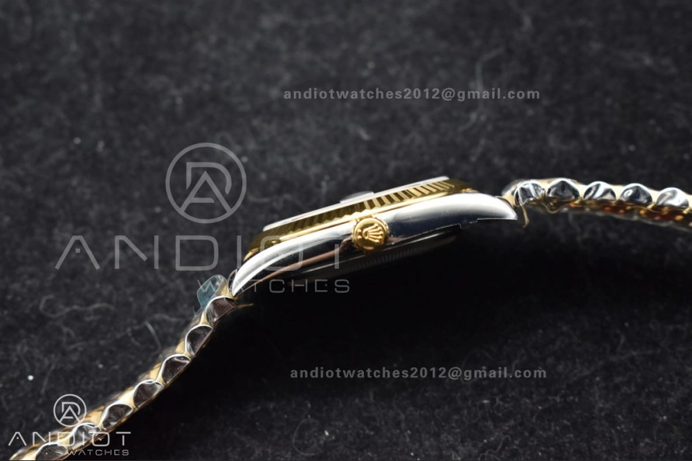 Chic DateJust 41 126333 Clean 1:1 Best Edition 904L Steel YG Diamonds Dial On SS YG Jubilee Bracelet VR 609