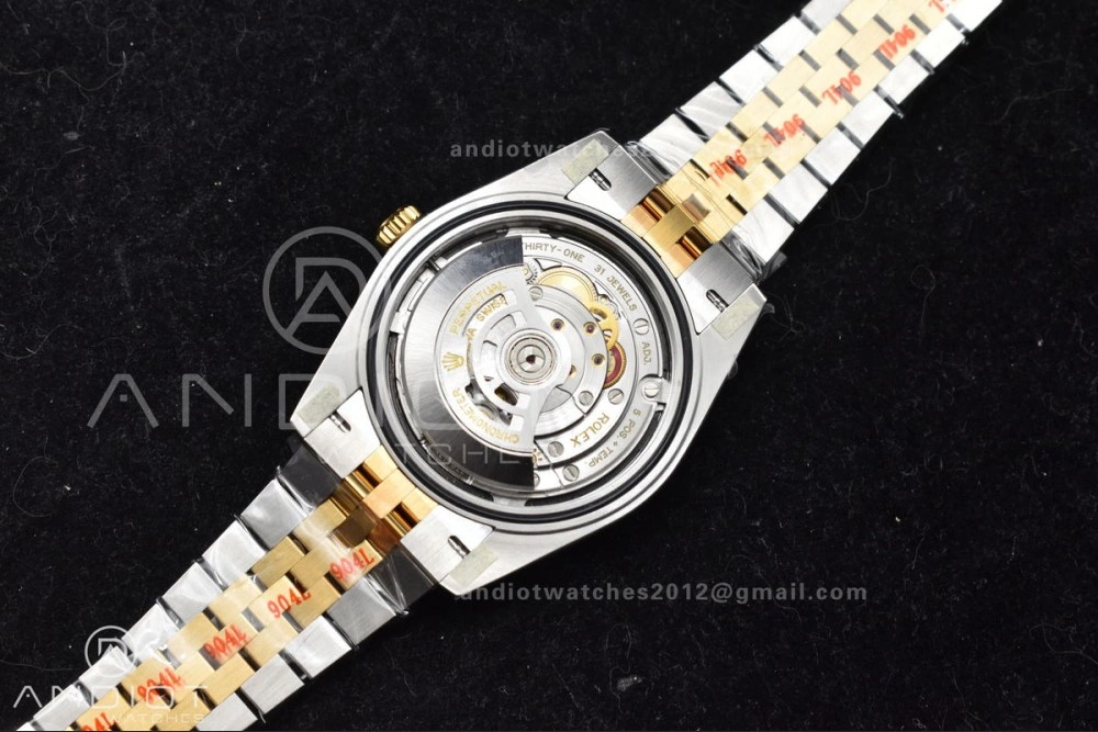 Chic DateJust 41 126333 Clean 1:1 Best Edition 904L Steel YG Diamonds Dial On SS YG Jubilee Bracelet VR 609