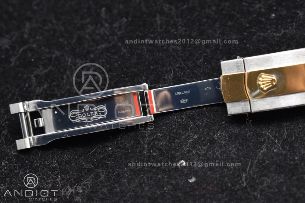 DateJust 41 126333 Clean 1:1 Best Edition 904L Steel YG Stick Dial on SS YG Oyster Bracelet VR Vibrant 619