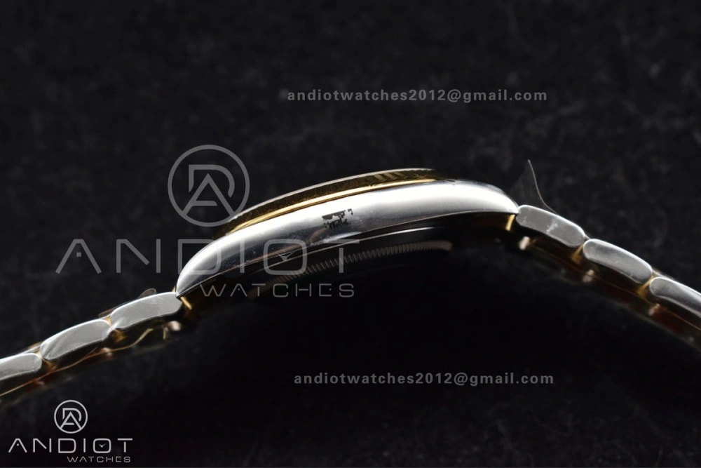 DateJust 41 126333 Clean 1:1 Best Edition 904L Steel YG Stick Dial on SS YG Oyster Bracelet VR Vibrant 619
