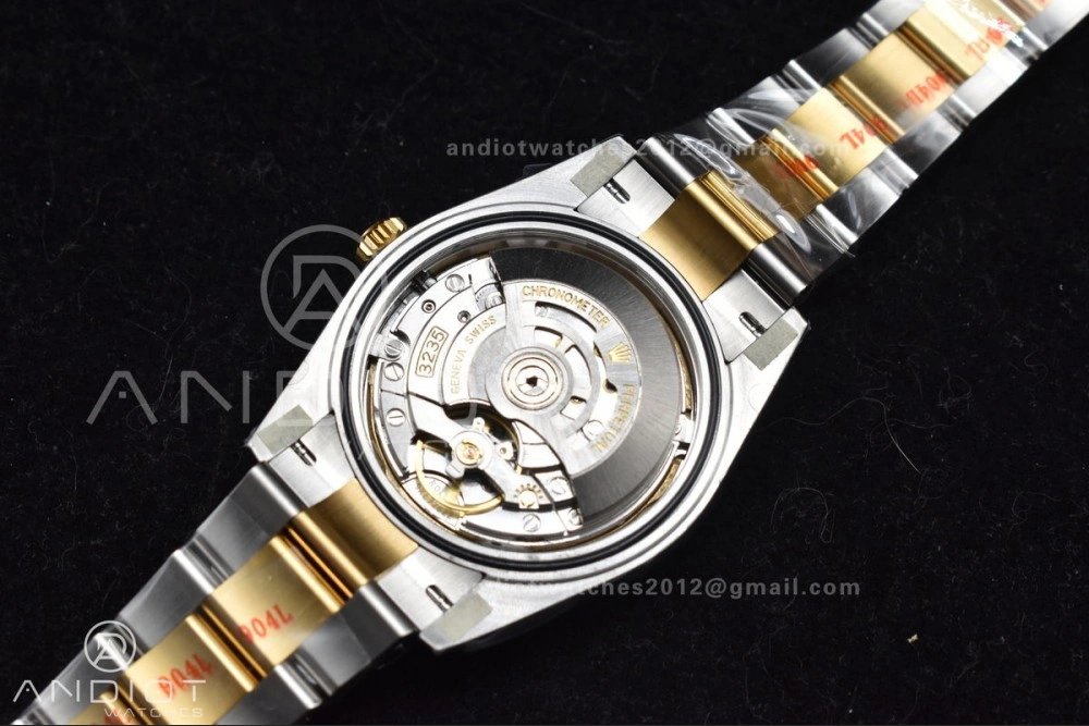 Sleek DateJust 41 126333 Clean 1:1 Best Edition 904L Steel YG Textured Dial on SS YG Oyster Bracelet VR 608