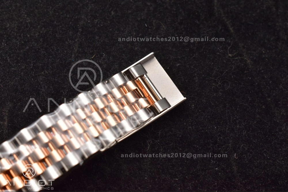 DateJust 41 126333 SS RG ARF 1:1 Best Edition 904L Steel Gray Green Roman Dial on SS RG Jubilee Bracelet SH3235 (Gain Weight) FreshLook 612