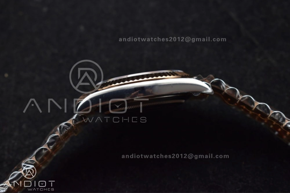 DateJust 41 126333 SS RG ARF 1:1 Best Edition 904L Steel Gray Green Roman Dial on SS RG Jubilee Bracelet SH3235 (Gain Weight) FreshLook 612
