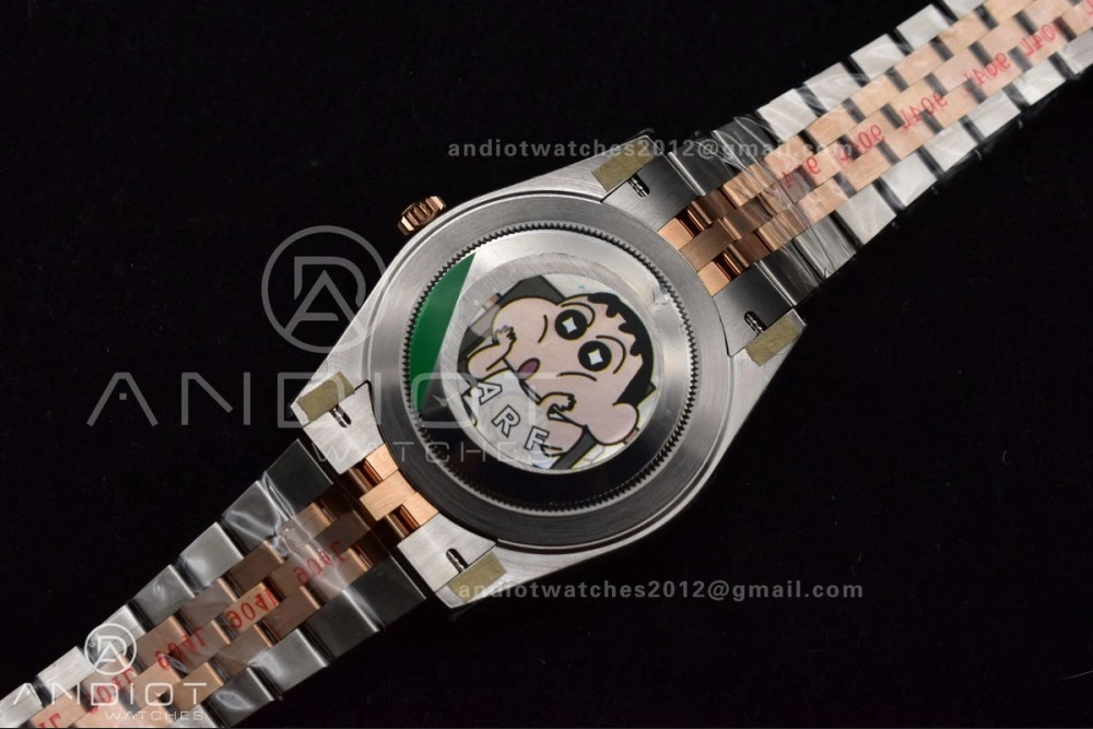 DateJust 41 126333 SS RG ARF 1:1 Best Edition 904L Steel Gray Green Roman Dial on SS RG Jubilee Bracelet SH3235 (Gain Weight) FreshLook 612