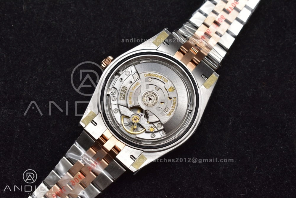 DateJust 41 126333 SS RG ARF 1:1 Best Edition 904L Steel Gray Green Roman Dial on SS RG Jubilee Bracelet SH3235 (Gain Weight) FreshLook 612