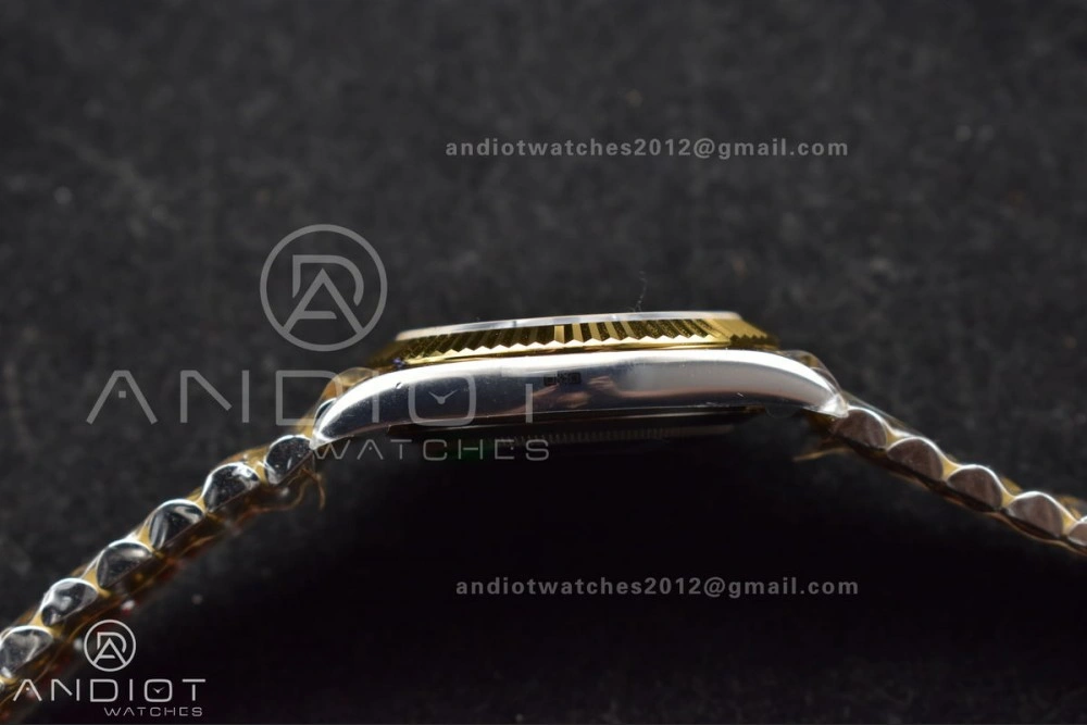 TopPick DateJust 41 126333 SS YG ARF 1:1 Best Edition 904L Steel Gray Green Roman Dial on SS YG Jubilee Bracelet SH3235 (Gain Weight) 620