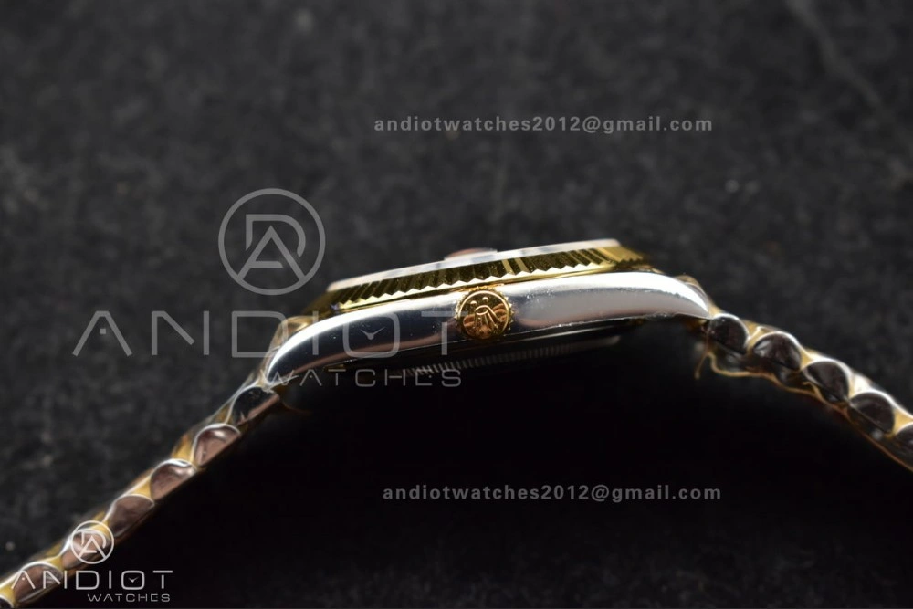 TopPick DateJust 41 126333 SS YG ARF 1:1 Best Edition 904L Steel Gray Green Roman Dial on SS YG Jubilee Bracelet SH3235 (Gain Weight) 620