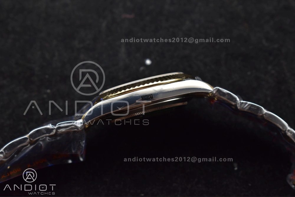 DateJust 41 126333 SS YG GMF 1:1 Best Edition 904L Steel Gray Green Roman Dial on SS YG Oyster Bracelet A Efficient 614