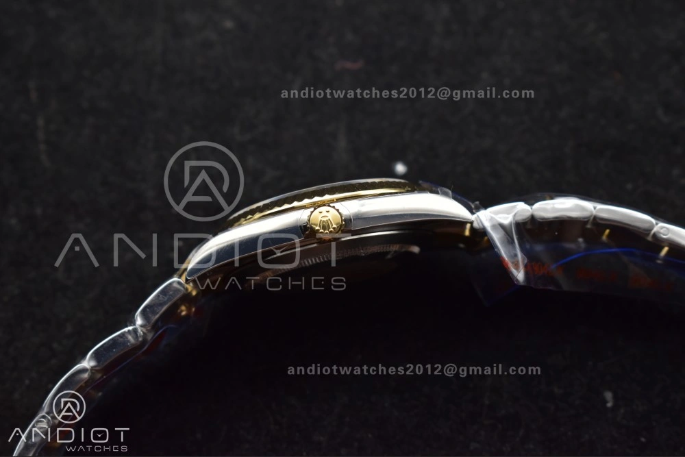 DateJust 41 126333 SS YG GMF 1:1 Best Edition 904L Steel Gray Green Roman Dial on SS YG Oyster Bracelet A Efficient 614