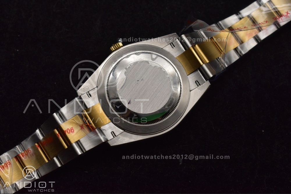 DateJust 41 126333 SS YG GMF 1:1 Best Edition 904L Steel Gray Green Roman Dial on SS YG Oyster Bracelet A Efficient 614