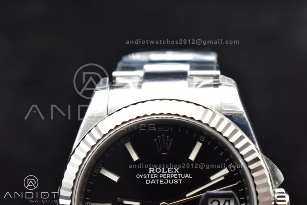 DateJust 41 126334 904L SS VSF 1:1 Best Edition Black Dial on Oyster Bracelet VS Sleek 615