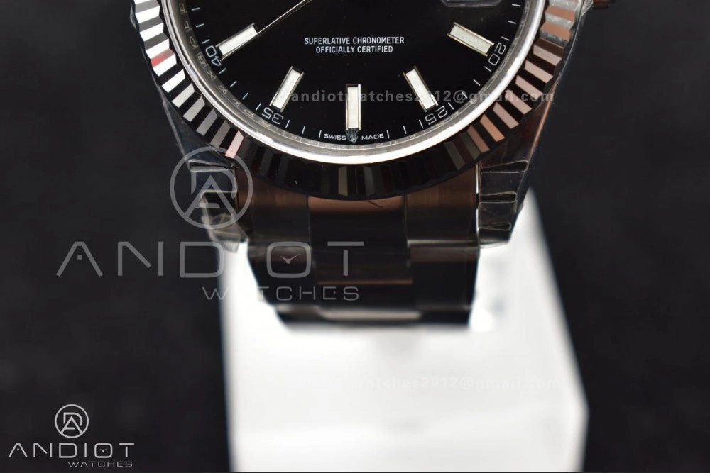 DateJust 41 126334 904L SS VSF 1:1 Best Edition Black Dial on Oyster Bracelet VS Sleek 615