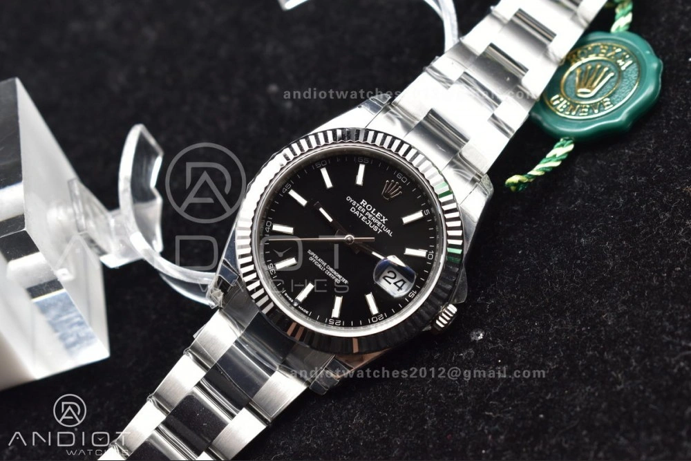 DateJust 41 126334 904L SS VSF 1:1 Best Edition Black Dial on Oyster Bracelet VS Sleek 615