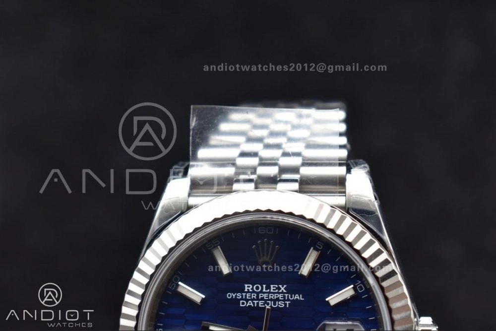 DateJust 41 126334 904L SS VSF 1:1 Best Edition Blue Checked Dial on Jubilee Bracelet VS FastDry 617