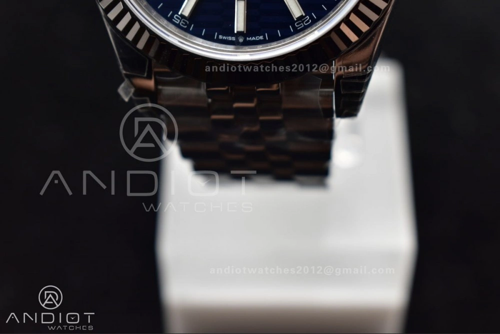 DateJust 41 126334 904L SS VSF 1:1 Best Edition Blue Checked Dial on Jubilee Bracelet VS FastDry 617