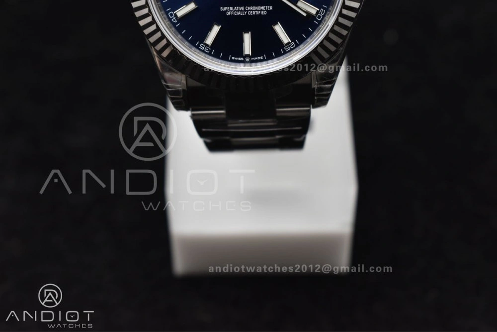 Resilient DateJust 41 126334 904L SS VSF 1:1 Best Edition Blue Dial On Oyster Bracelet VS 613