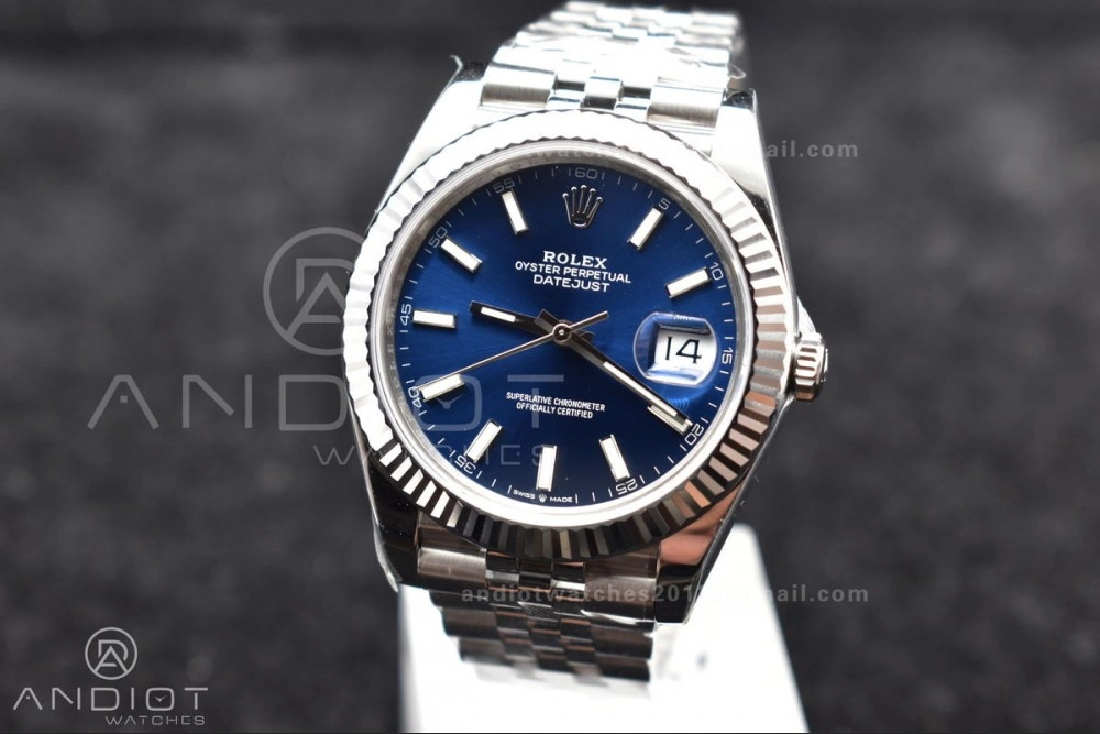GoAnywhere DateJust 41 126334 904L SS VSF 1:1 Best Edition Blue Dial on Jubilee Bracelet VS 618