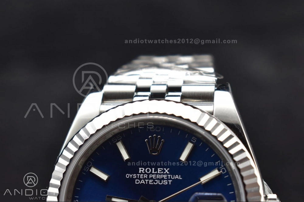 GoAnywhere DateJust 41 126334 904L SS VSF 1:1 Best Edition Blue Dial on Jubilee Bracelet VS 618