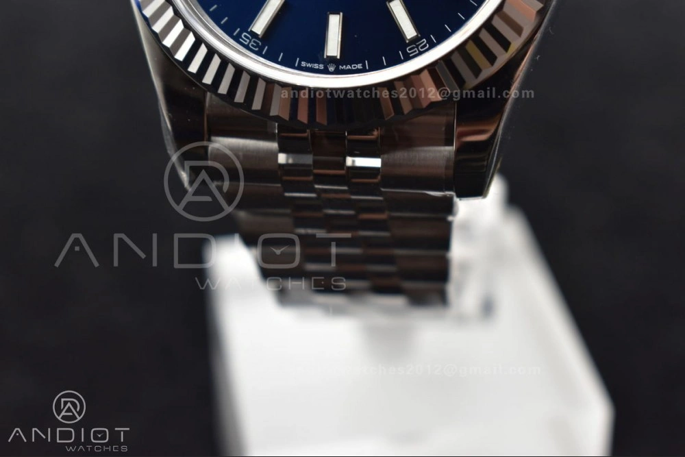 GoAnywhere DateJust 41 126334 904L SS VSF 1:1 Best Edition Blue Dial on Jubilee Bracelet VS 618