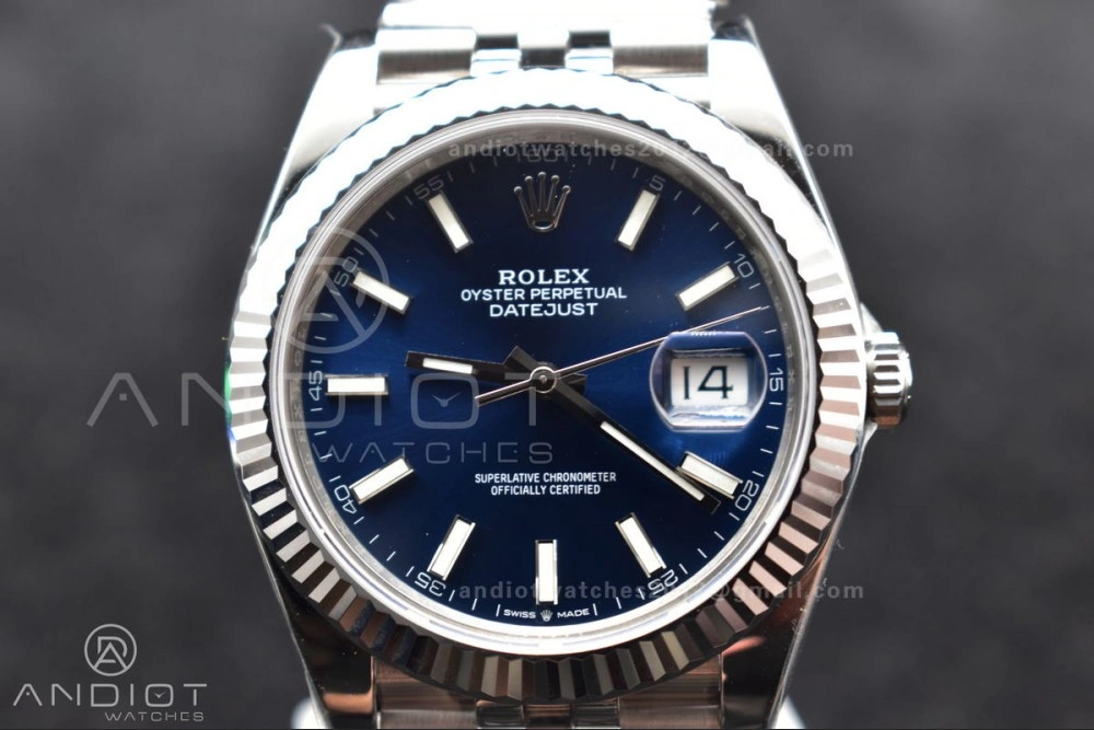 GoAnywhere DateJust 41 126334 904L SS VSF 1:1 Best Edition Blue Dial on Jubilee Bracelet VS 618