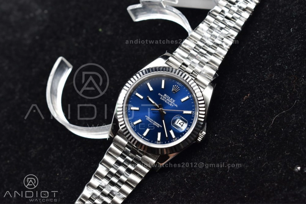 GoAnywhere DateJust 41 126334 904L SS VSF 1:1 Best Edition Blue Dial on Jubilee Bracelet VS 618
