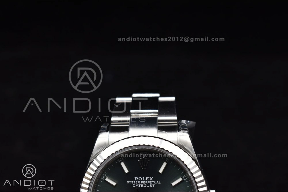EasyMatch DateJust 41 126334 904L SS VSF 1:1 Best Edition Green Dial On Oyster Bracelet VS 616