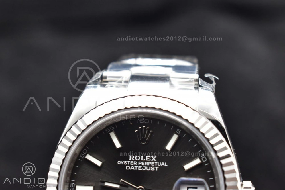 DateJust 41 126334 904L SS VSF 1:1 Best Edition Grey Dial on Oyster Bracelet VS SportInspired 621