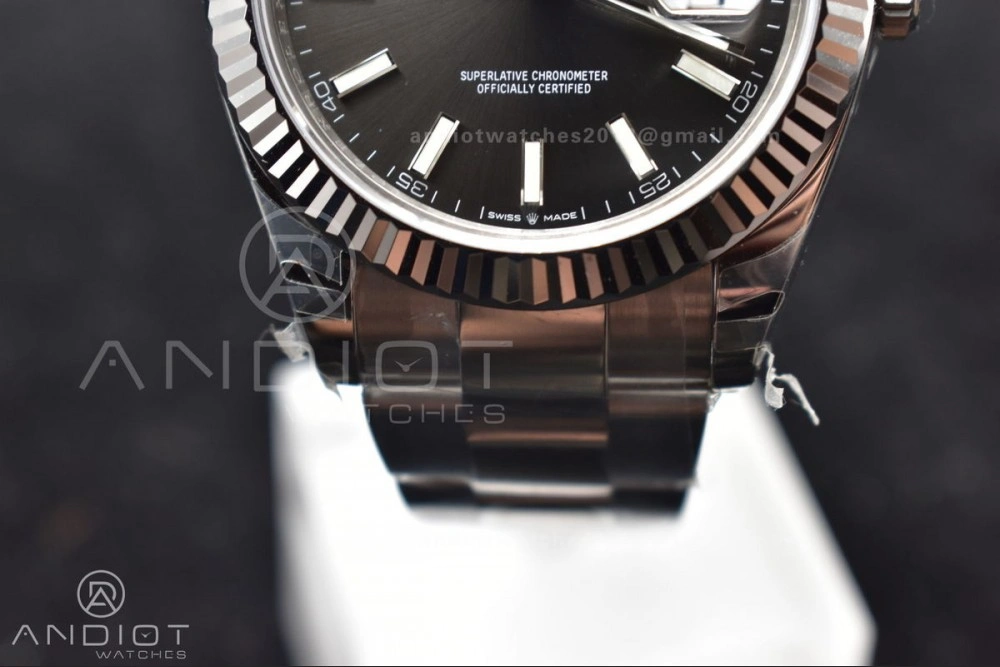 DateJust 41 126334 904L SS VSF 1:1 Best Edition Grey Dial on Oyster Bracelet VS SportInspired 621