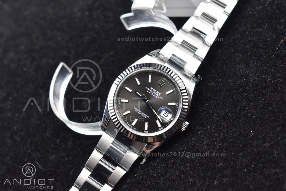 DateJust 41 126334 904L SS VSF 1:1 Best Edition Grey Dial on Oyster Bracelet VS SportInspired 621