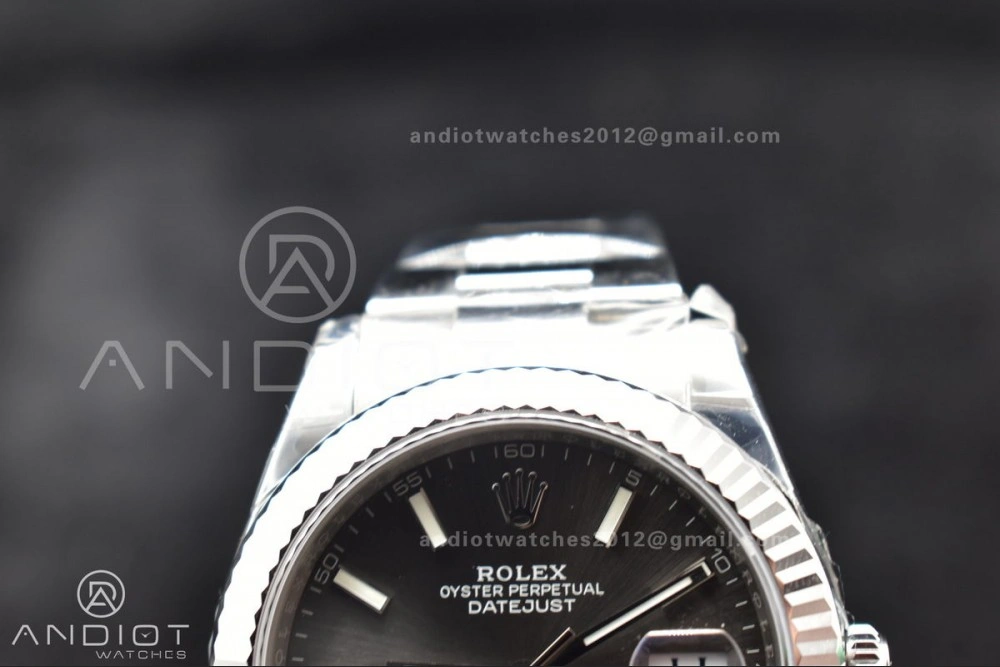 DateJust 41 126334 904L SS VSF 1:1 Best Edition Grey Dial on Oyster Bracelet VS QuickDry 624
