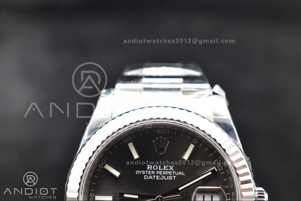 DateJust 41 126334 904L SS VSF 1:1 Best Edition Grey Dial on Oyster Bracelet VS QuickDry 624