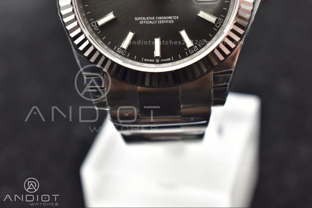 DateJust 41 126334 904L SS VSF 1:1 Best Edition Grey Dial on Oyster Bracelet VS QuickDry 624