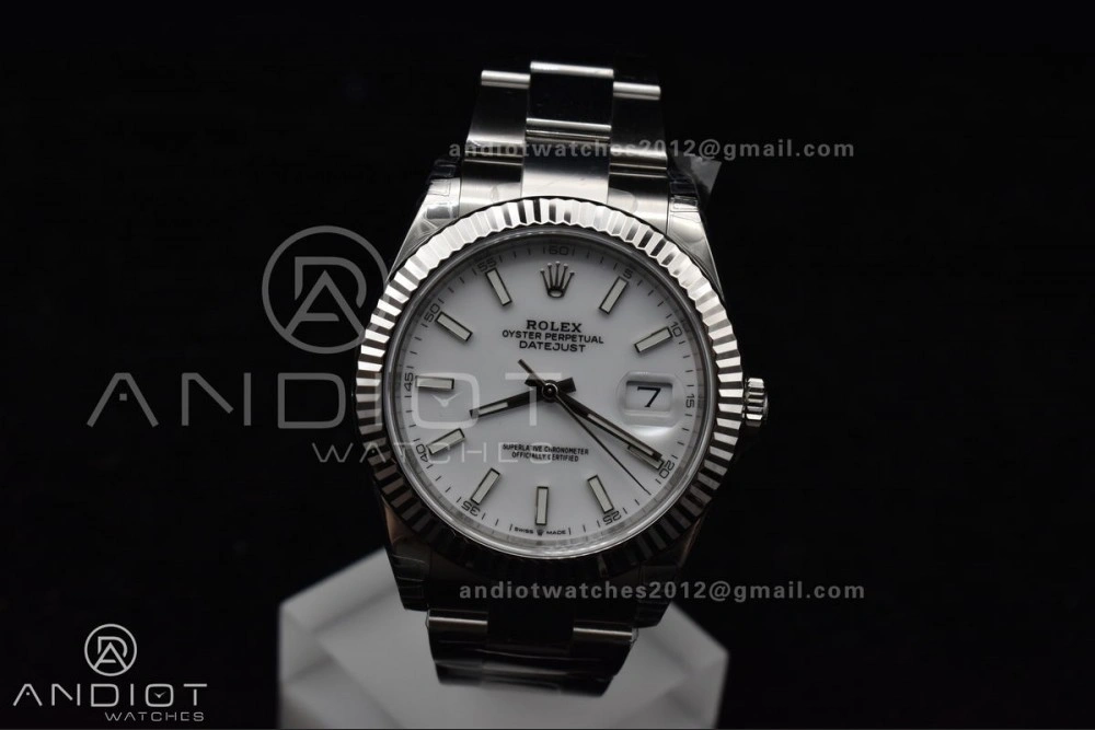Resilient DateJust 41 126334 904L SS VSF 1:1 Best Edition White Dial On Oyster Bracelet VS 623