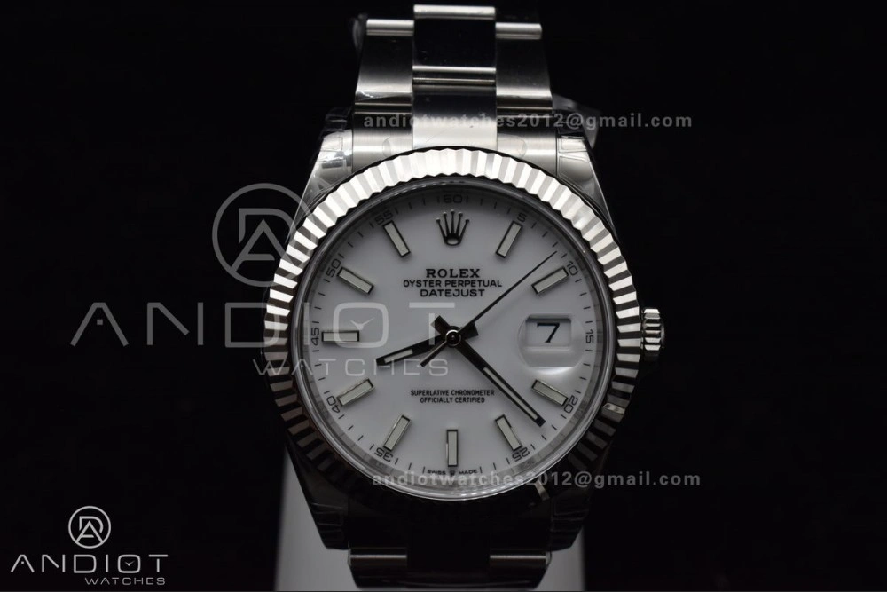 Resilient DateJust 41 126334 904L SS VSF 1:1 Best Edition White Dial On Oyster Bracelet VS 623