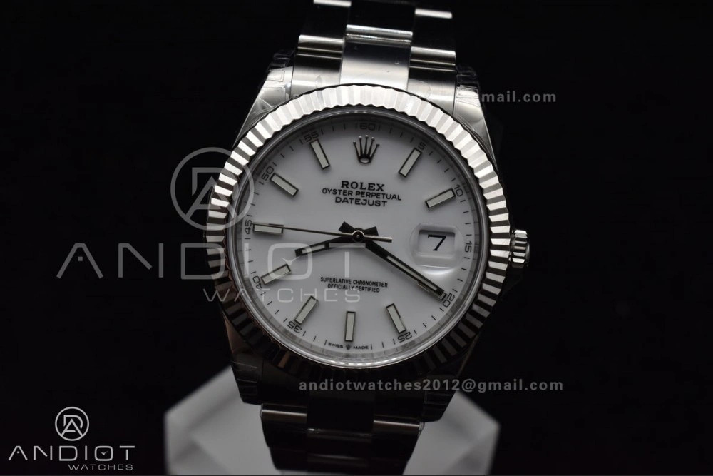 Resilient DateJust 41 126334 904L SS VSF 1:1 Best Edition White Dial On Oyster Bracelet VS 623