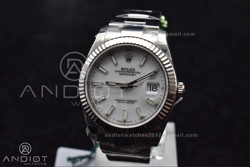 DateJust 41 126334 904L SS VSF 1:1 Best Edition White Dial on Oyster Bracelet VS Contemporary 630