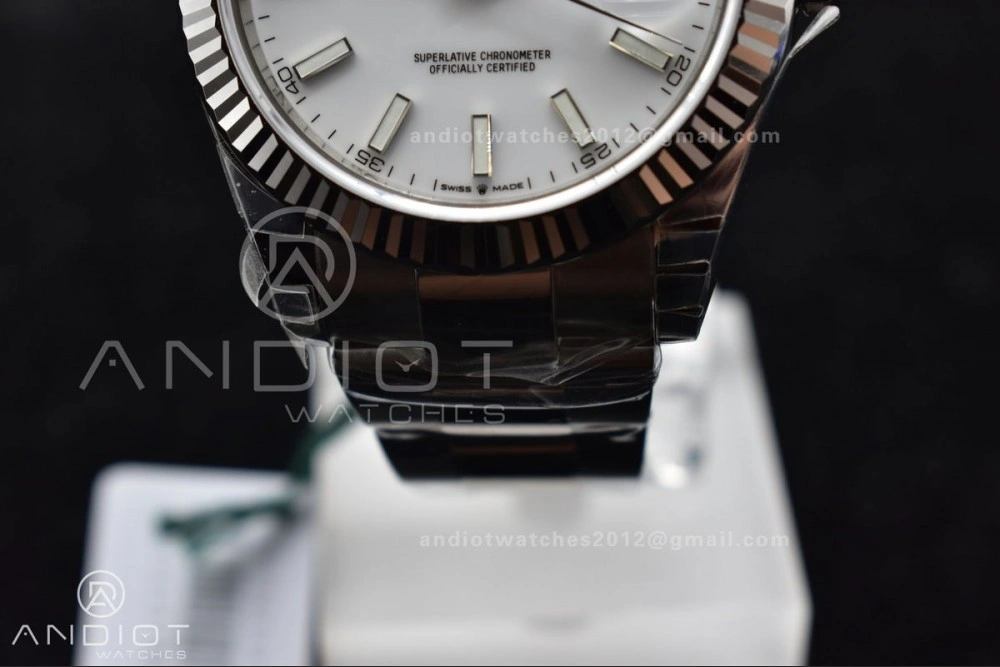 DateJust 41 126334 904L SS VSF 1:1 Best Edition White Dial on Oyster Bracelet VS Contemporary 630
