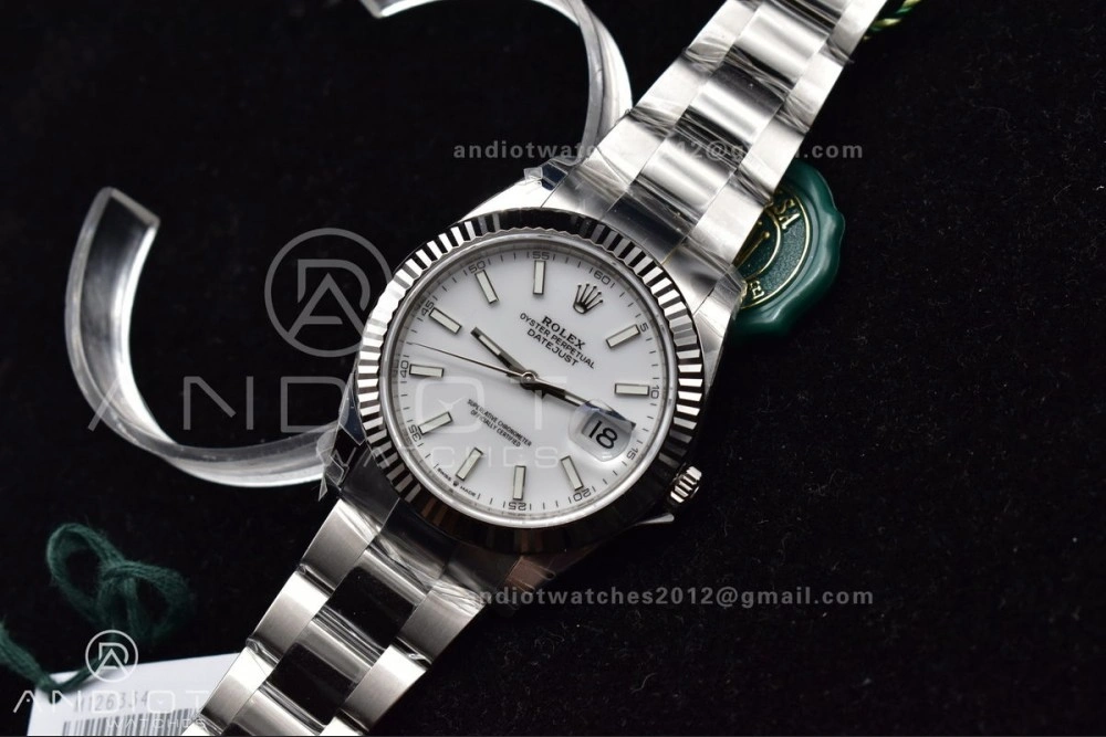 DateJust 41 126334 904L SS VSF 1:1 Best Edition White Dial on Oyster Bracelet VS Contemporary 630