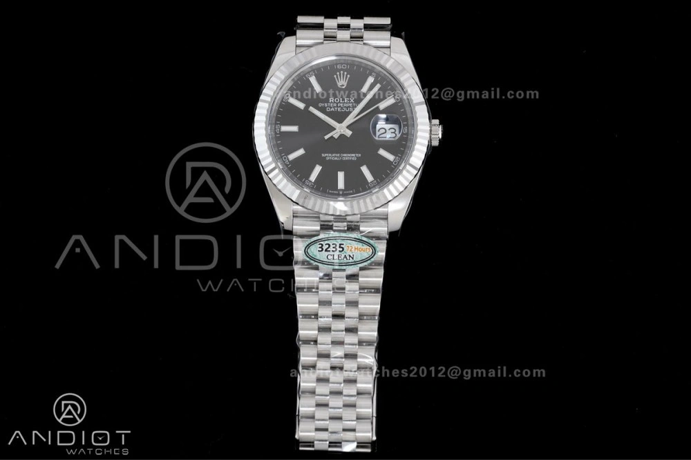 DateJust 41 126334 Clean 1:1 Best Edition 904L Steel Black Dial on Jubilee Bracelet SH3235 (72 Hours Power Reserve) Breathable 627