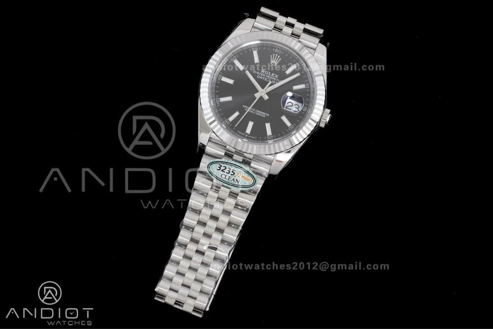DateJust 41 126334 Clean 1:1 Best Edition 904L Steel Black Dial on Jubilee Bracelet SH3235 (72 Hours Power Reserve) Breathable 627